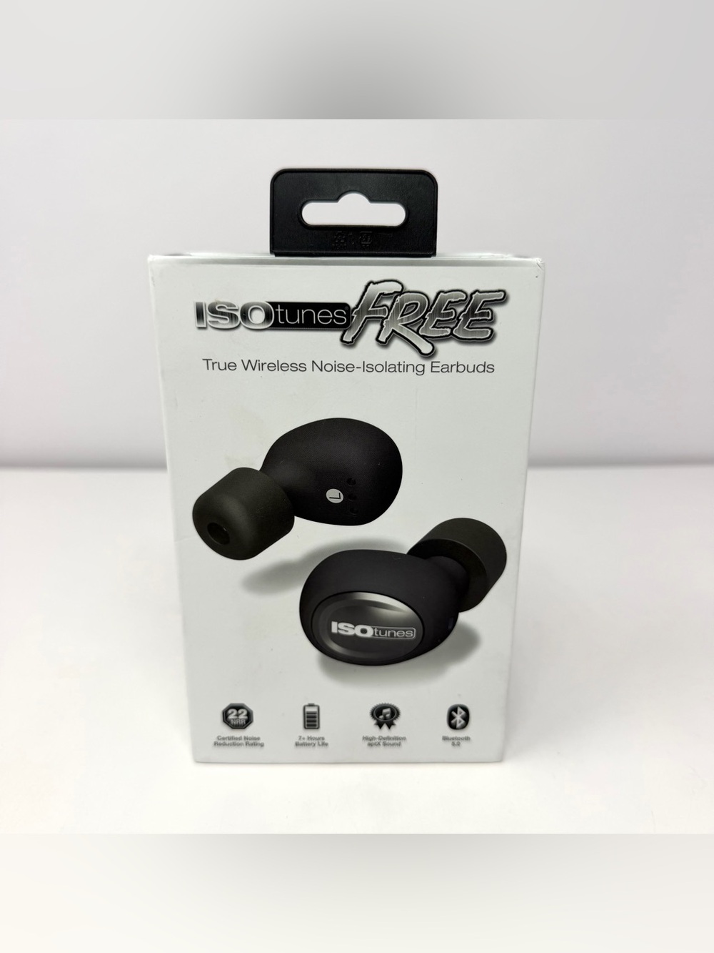 ISOtunes FREE True Wireless Earbuds Matte Black IT-13 Noise Isolating OSHA NEW